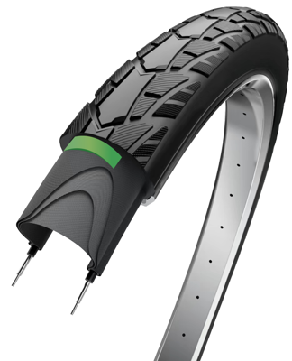 Edge Buitenband performance protect 28 x 1.40"/ 37-622 - zwart met reflectie