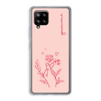 Giving Flowers: Samsung Galaxy A42 5G Transparant Hoesje