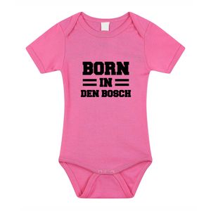 Born in Den Bosch cadeau baby rompertje roze meisjes
