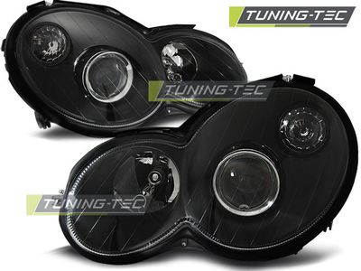 Tuning-Tec Koplampen MERCEDES CL203 C-KLASSE 00-04 ZWART