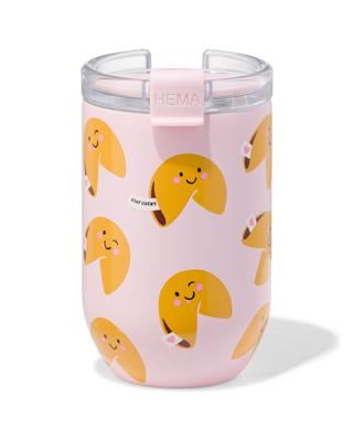 HEMA Koffiebeker To Go 350ml Rvs Gelukskoekje