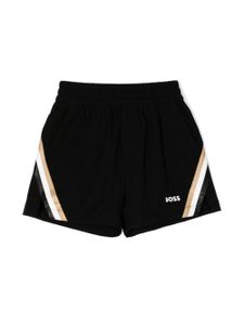 BOSS Kidswear short à logo imprimé - Noir