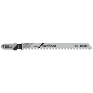 Bosch Accessories 2608636224 Decoupeerzaagblad T 101 BF, Clean for Hard Wood, verpakking van 3 stuks 3 stuk(s)