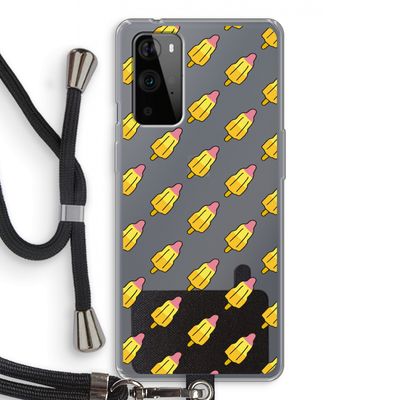 Waterijsjes: OnePlus 9 Pro Transparant Hoesje met koord