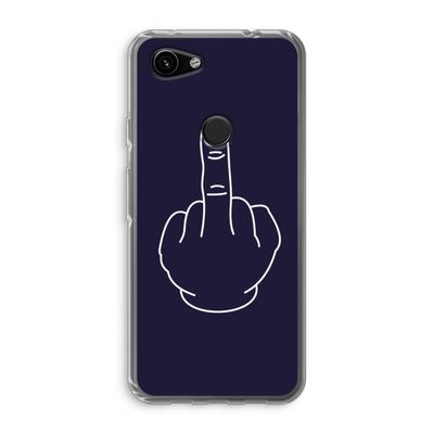 F**k U: Google Pixel 3a Transparant Hoesje