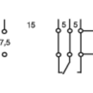 Omron G2R-1-E-12V Printrelais 12 V/DC 16 A 1x wisselcontact 1 stuk(s)