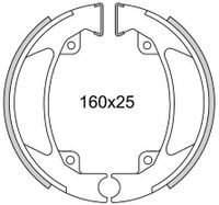 Newfren Remsegmentset GF1136 Florett-80 (160*25mm)