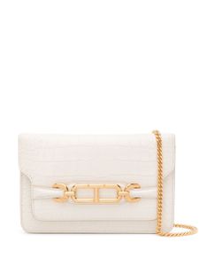 TOM FORD small Whitney leather crossbody bag - Blanc