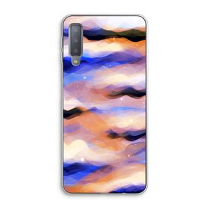Donkere Wolken: Samsung Galaxy A7 (2018) Transparant Hoesje
