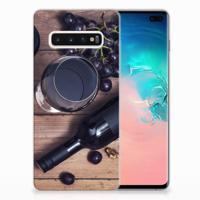 Samsung Galaxy S10 Plus | Siliconen Case | Wijn