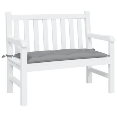 VidaXL Tuinbankkussen 100x50x7 cm oxford stof grijs