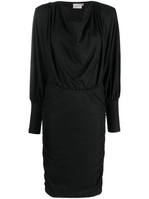 Gestuz robe courte UminaGZ à col bénitier - Noir