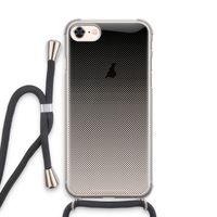 Musketon Halftone: iPhone 8 Transparant Hoesje met koord