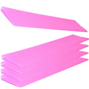 Crepe papier platte vellen - 5x - fel roze - 250 x 50 cm - Knutselen met papier - Knutselspullen