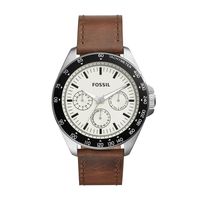 Horlogeband Fossil BQ2202 Leder Bruin 22mm - thumbnail