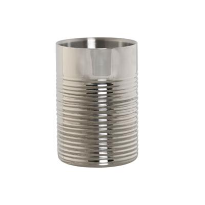 Wijnfleskoeler Home ESPRIT Gouden Zilverkleurig Roestvrij staal 12 x 12 x 18 cm