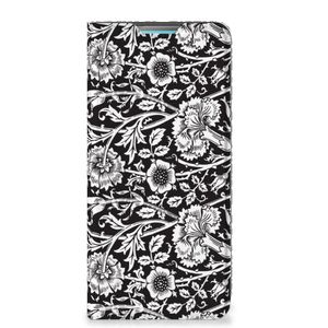 Samsung Galaxy A53 Smart Cover Black Flowers