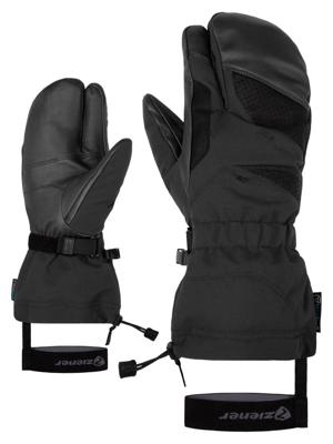 Ziener Gaikuso As® Aw 3 Vinger Handschoen Heren Black 9