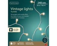 LED stringlight l2390c transparant/warm wit - Lumineo