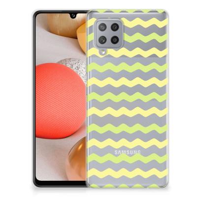 Samsung Galaxy A42 | TPU bumper | Waves Yellow