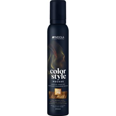 Indola Profession Color Style Mousse Light Brown Hazel 200ml Indola Profession Color Style Mousse Light Brown Hazel 200ml