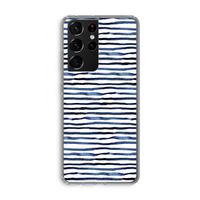 Verrassende lijnen: Samsung Galaxy S21 Ultra Transparant Hoesje