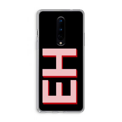 Monogram: OnePlus 8 Transparant Hoesje