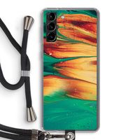 Green Inferno: Samsung Galaxy S21 Plus Transparant Hoesje met koord