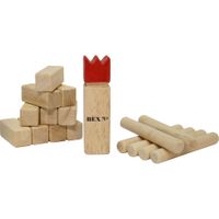 Selecta Bex mini kubb tafelmodel met rode koning