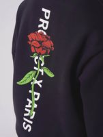 Project X Paris / trui Rose Back in zwart - thumbnail