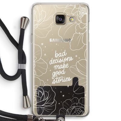 Good stories: Samsung Galaxy A5 (2016) Transparant Hoesje met koord
