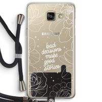 Good stories: Samsung Galaxy A5 (2016) Transparant Hoesje met koord