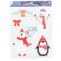 Raamsticker kerst 34,5 cm | 48 stuks