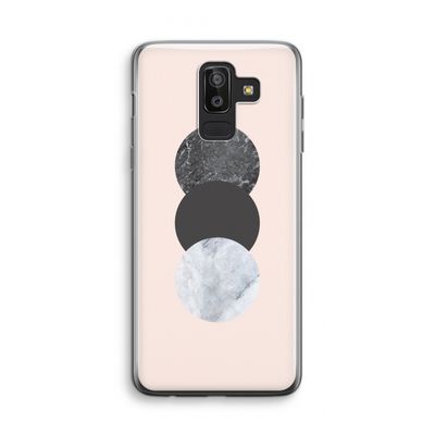 Marmeren cirkels: Samsung Galaxy J8 (2018) Transparant Hoesje