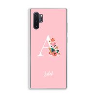 Pink Bouquet: Samsung Galaxy Note 10 Plus Transparant Hoesje