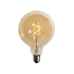 LUEDD E27 dimbare LED spiraal filament goud G125 4W 270 lm 2700K