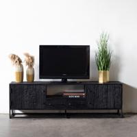 Tv-Meubel Pure Black 180cm - Giga meubel - thumbnail