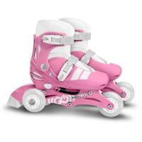 2-in-1 Inline Skates - STAMP - SKIDS CONTROL - 3 Wielen - Maat 27-30 - Roze