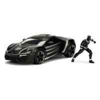 Jada Toys Jada Die-Cast Avengers Black Panther met Auto 1:24 - thumbnail