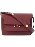 Marni mini sac porté épaule Trunk - Rouge