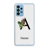 Charcoal Flora: Samsung Galaxy A52 Transparant Hoesje