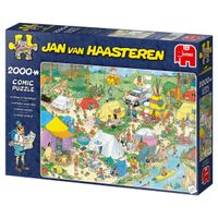 Jan van Haasteren – Kamperen in het Bos Puzzel 2000 Stukjes - thumbnail