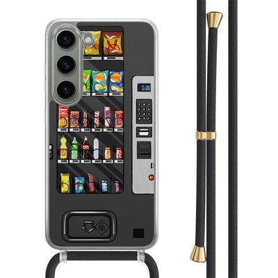 Samsung Galaxy S23 hoesje met zwart koord - Snoepautomaat