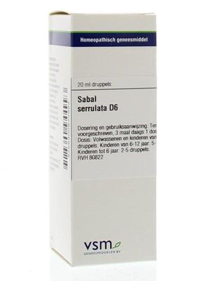 VSM Sabal serrulata D6 (20 ml)