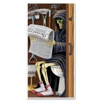 Halloween deurposter Magere Hein toilet - 76 x 152 cm Halloween deurposter Magere Hein toilet - 76 x 152 cm