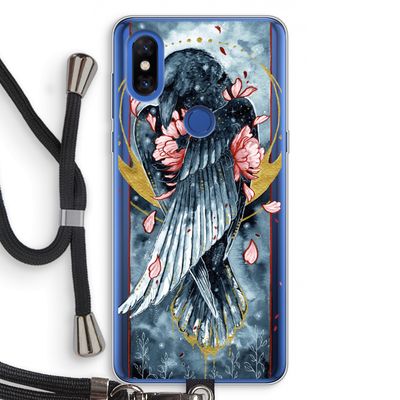 Golden Raven: Xiaomi Mi Mix 3 Transparant Hoesje met koord