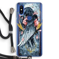 Golden Raven: Xiaomi Mi Mix 3 Transparant Hoesje met koord