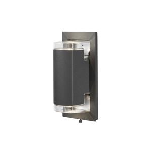 KonstSmide Up en downlightPotenza 22cm antraciet - 7987-370