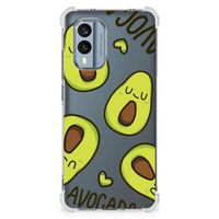 Nokia X30 Stevig Bumper Hoesje Avocado Singing - thumbnail