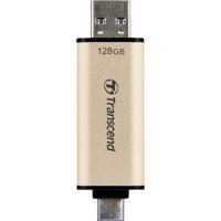 Transcend JetFlash 930C USB flash drive 128 GB USB Type-A / USB Type-C 3.2 Gen 1 (3.1 Gen 1) Goud - thumbnail